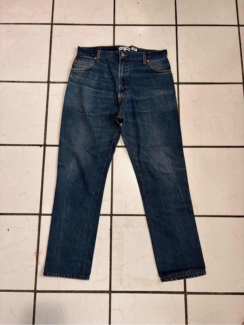 Levis Redonde Made in USA Blue Denim Jeans